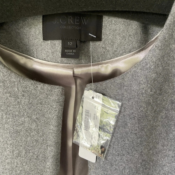 NWT J. Crew Collection Cocoon Coat. Size 12. - Picture 4 of 6